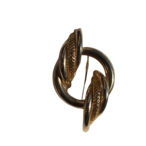 ⬇️ $52 Pretty Gold-Plated Pretty Design Brooch Pin. Women's Ladies‎ Fashion - Picture 1 of 16